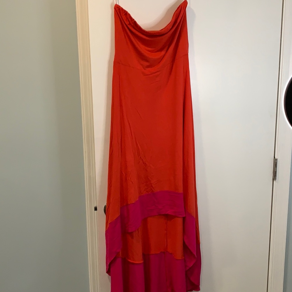 The Limited Strapless Highlow Dress